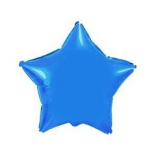 Звезда синий металлик 45 см.
